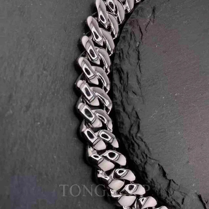 14MM Rhombus Cuban Full Diamond Bracelet