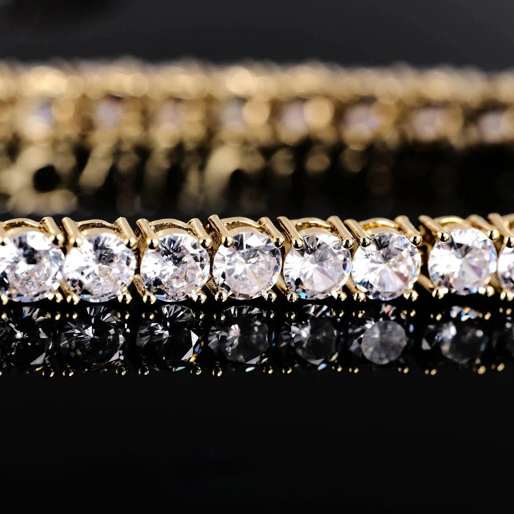 Tennis Bracelet in 18k Gold - 5mm