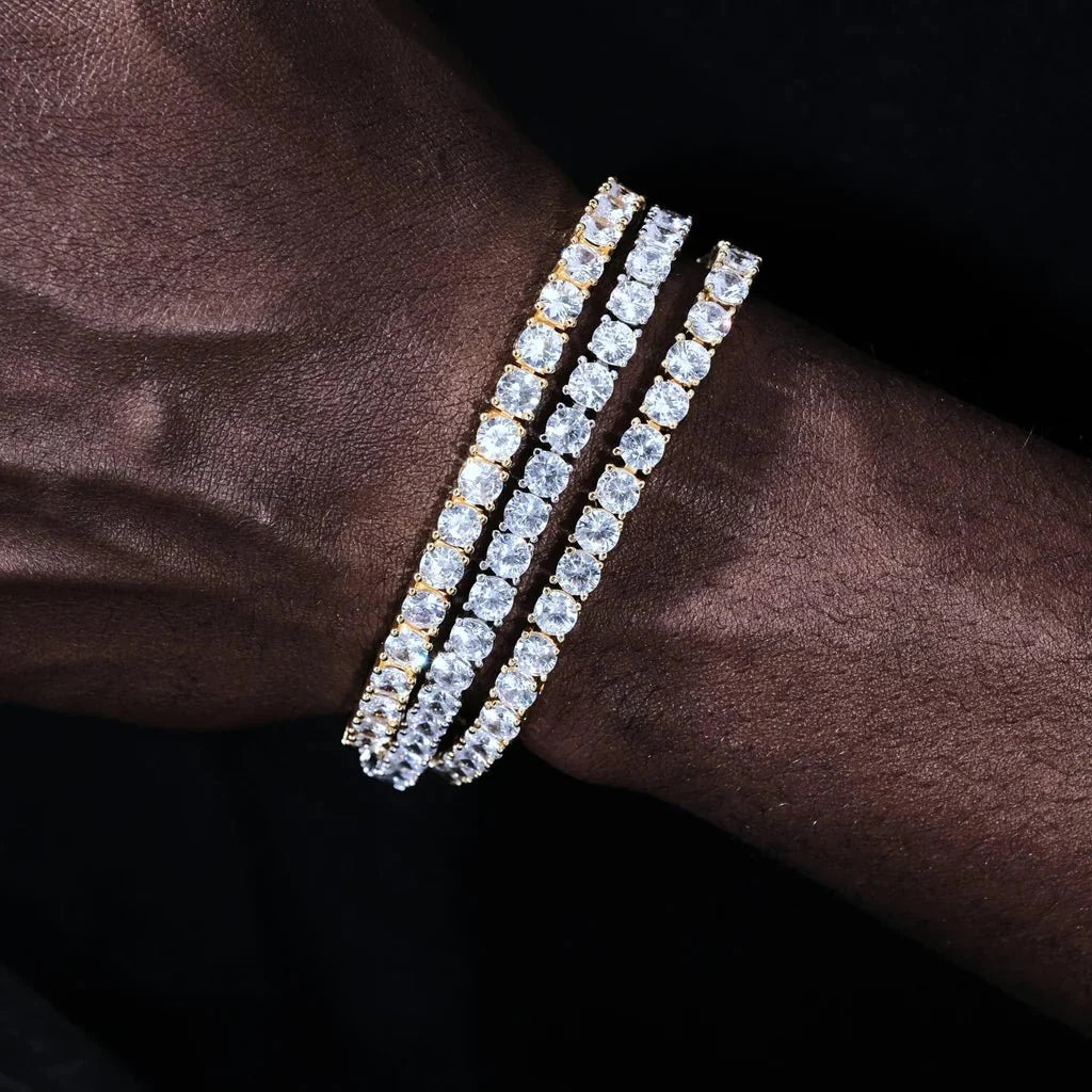 Tennis Bracelet in 18k Gold - 5mm