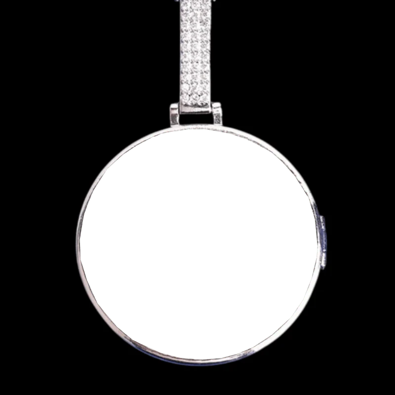 3D Customized Photo Flip God's Eye Round Pendant - 40mm