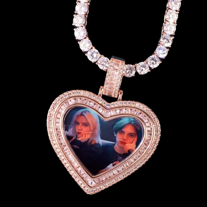3D Customized Photo Love Pendant -38mm