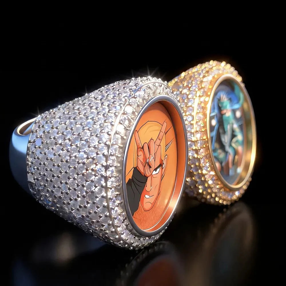 3D Custom Photo Oval Ring