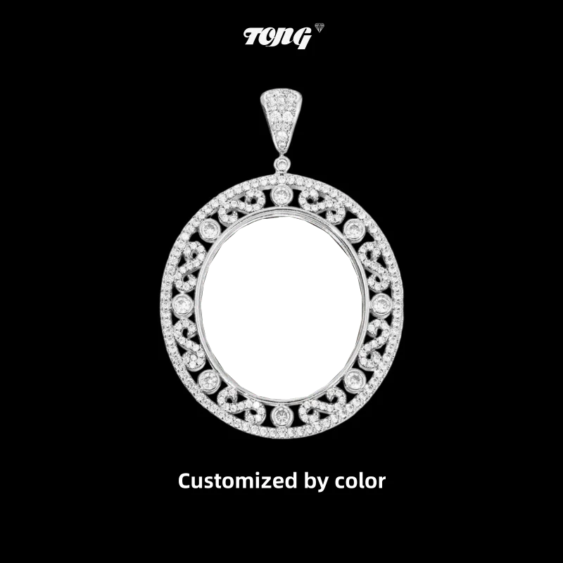 3D Round Solid Photo Custom Commemorative Pendant - 38mm