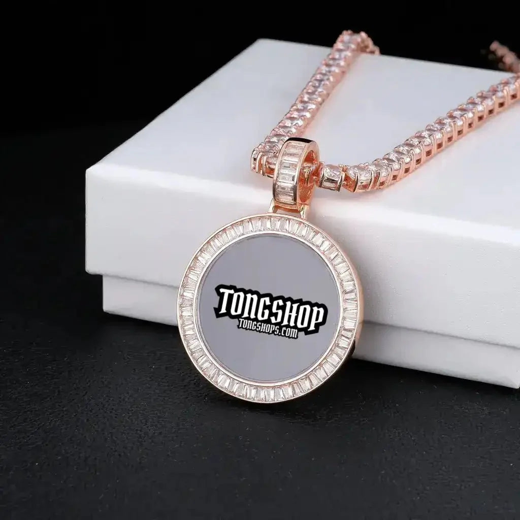 CUSTOM PICTURE ROUND T SQUARE Pendant
