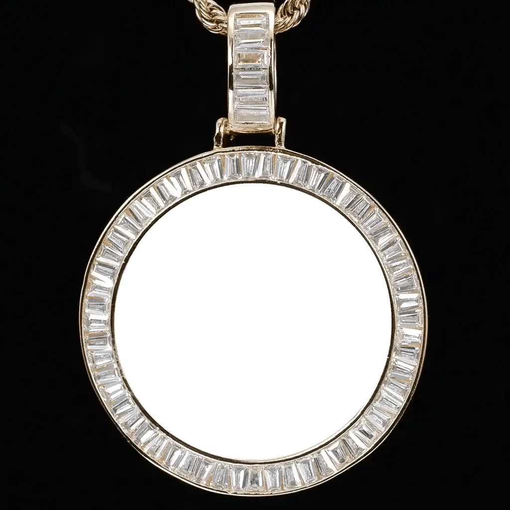 CUSTOM PICTURE ROUND T SQUARE Pendant