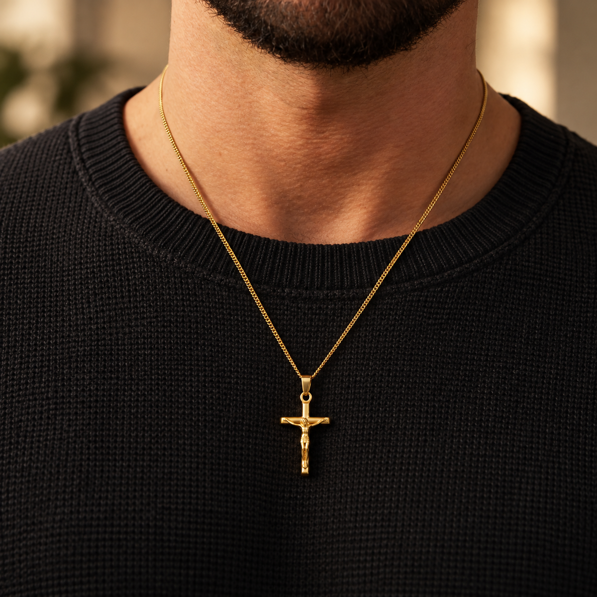 AURXYA Crucifix – Gold