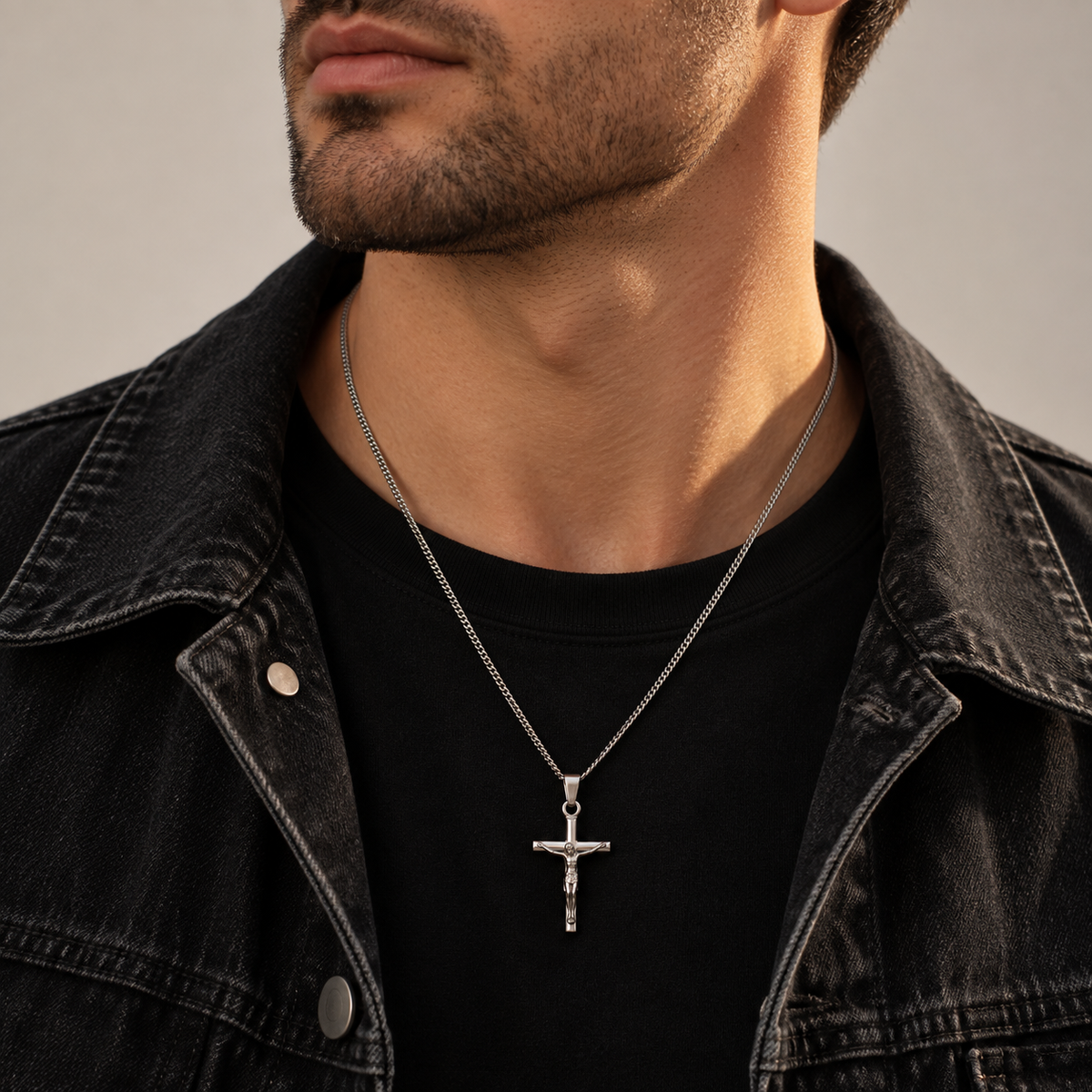 AURXYA Crucifix – Silver