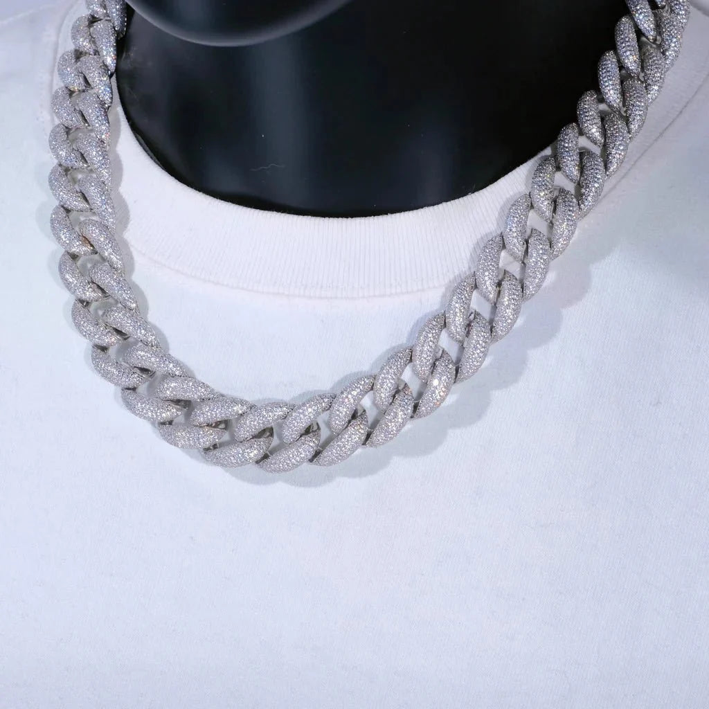 5-Row Iced Cuban Chain - 18mm