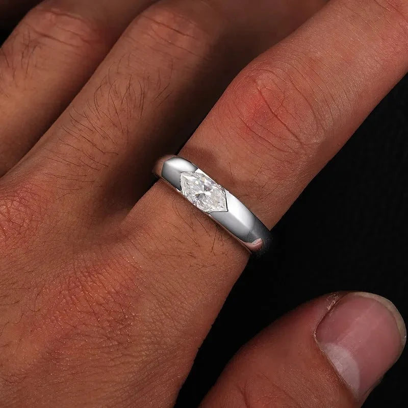 S925 VVS Moissanite Horus Openable Ring