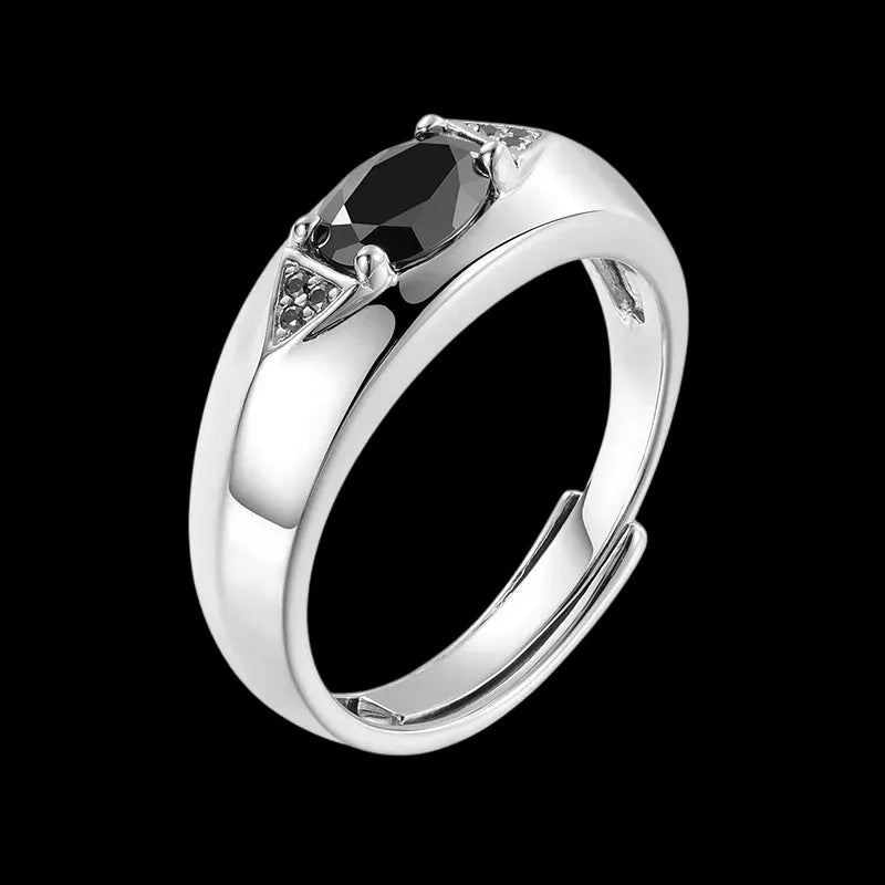 S925 VVS Moissanite Horus Adjustable Ring