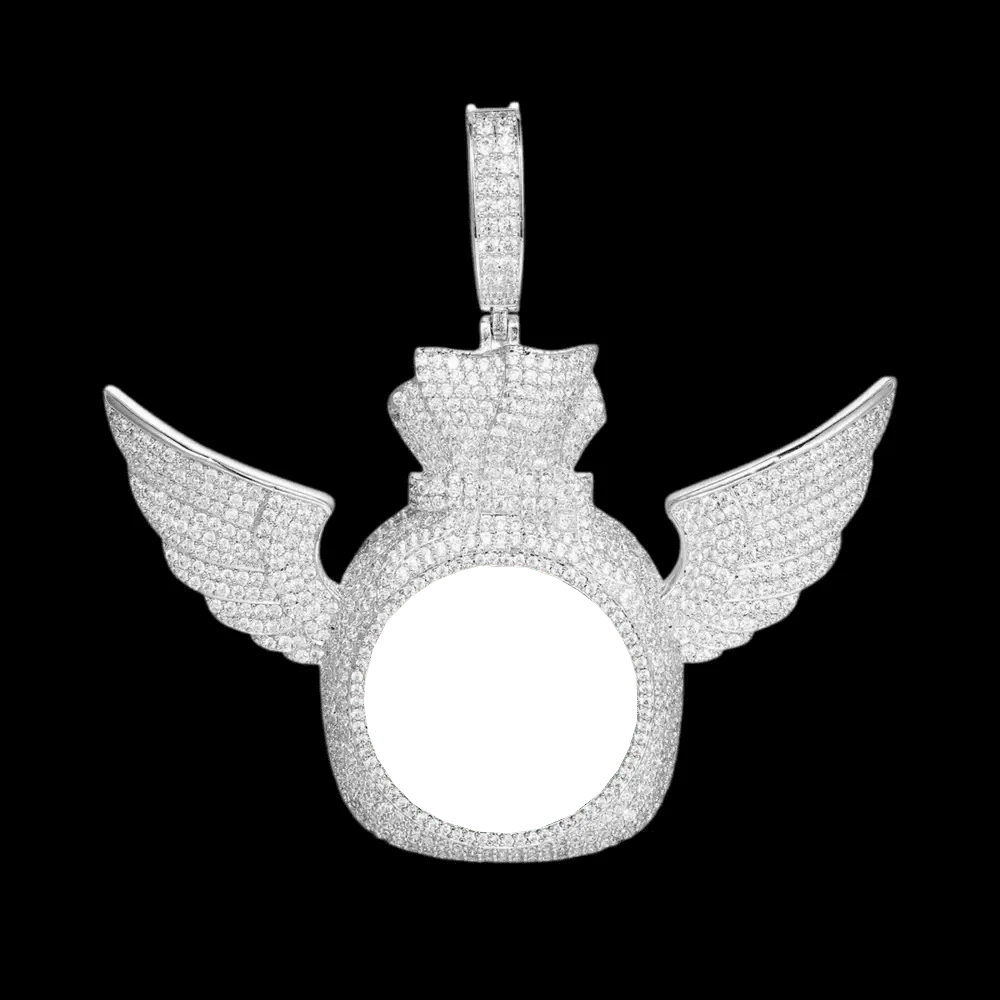Creative Money Bag Memory Photo Pendant - 75mm