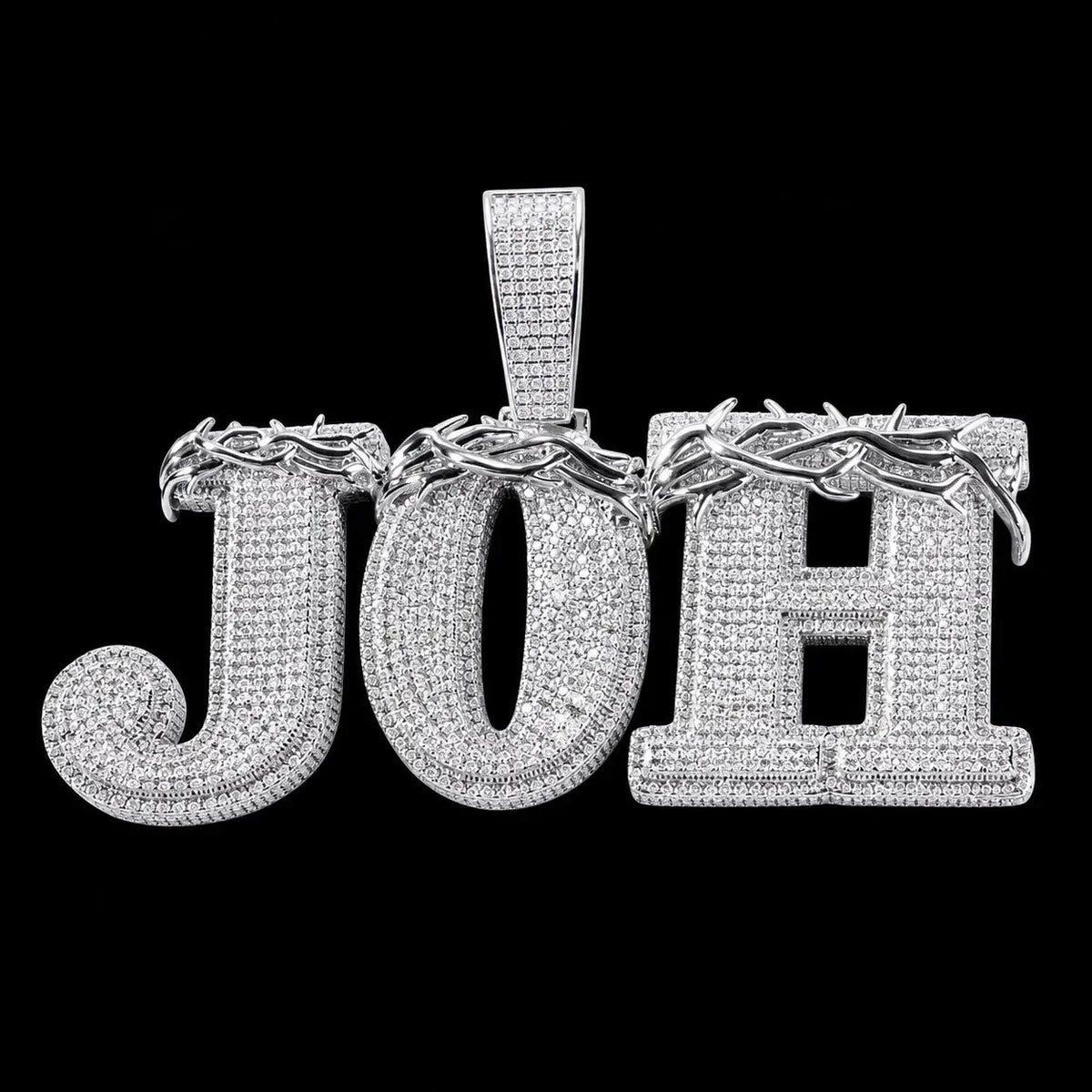 Custom Thorn-Style Letter Pendant