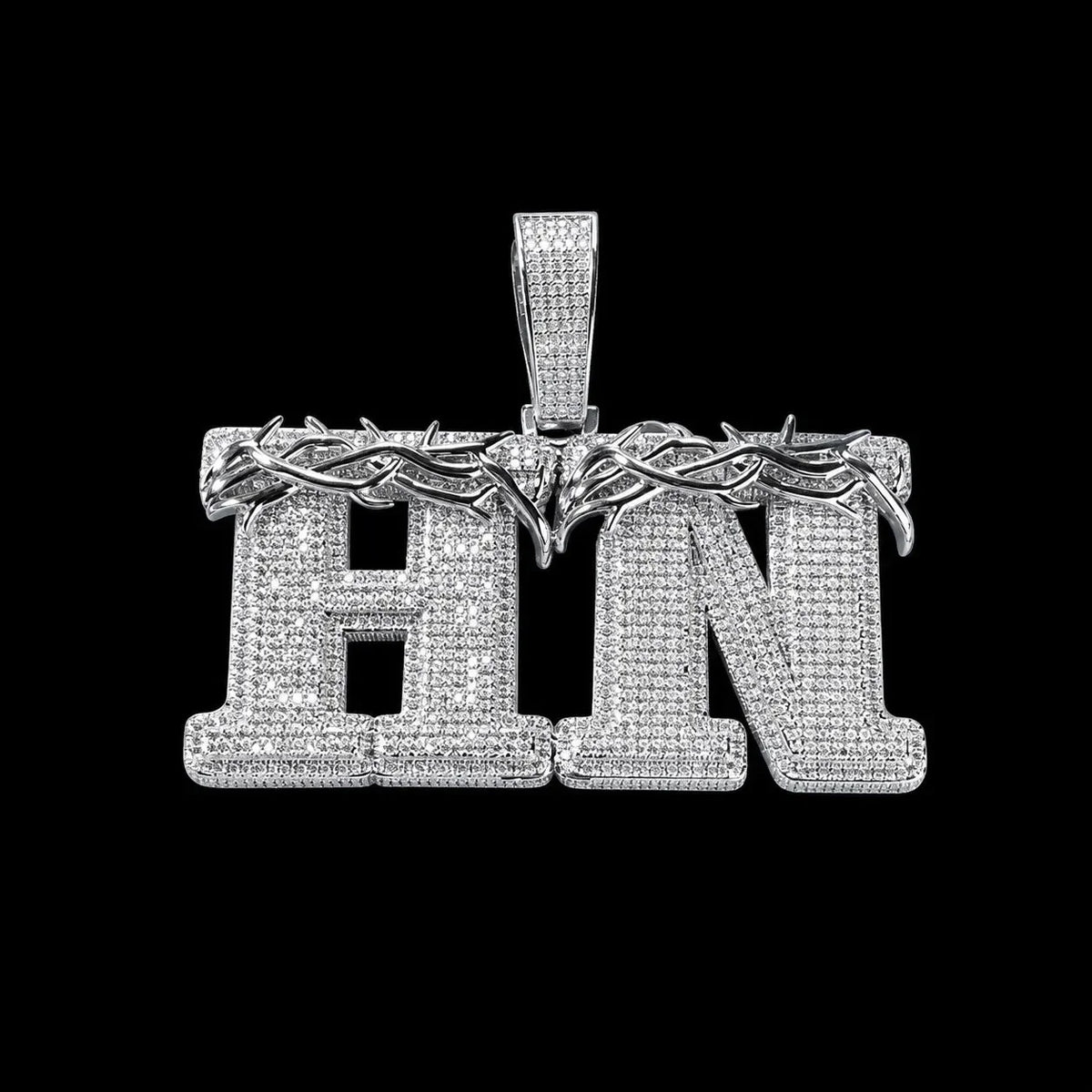 Custom Thorn-Style Letter Pendant