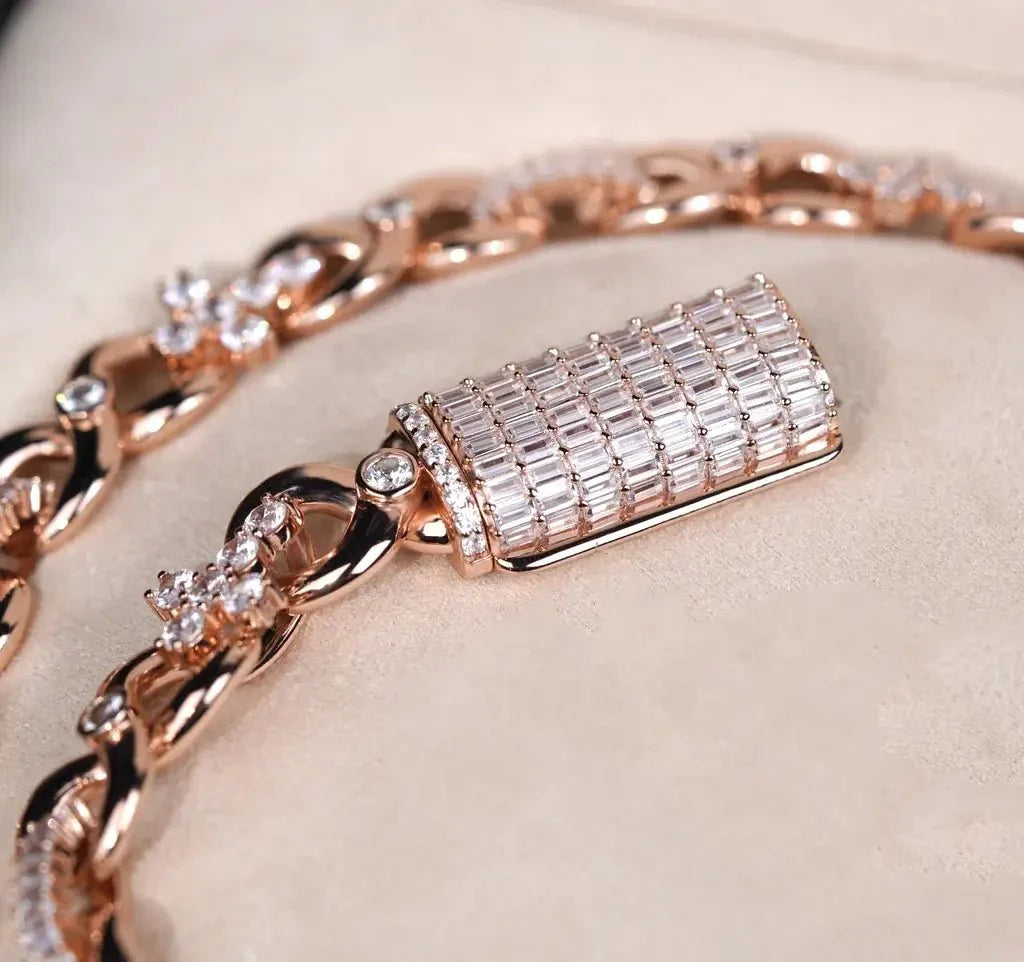 Iced Cross Link Chain - 14mm