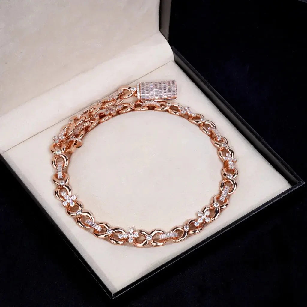 Iced Cross Link Chain - 14mm