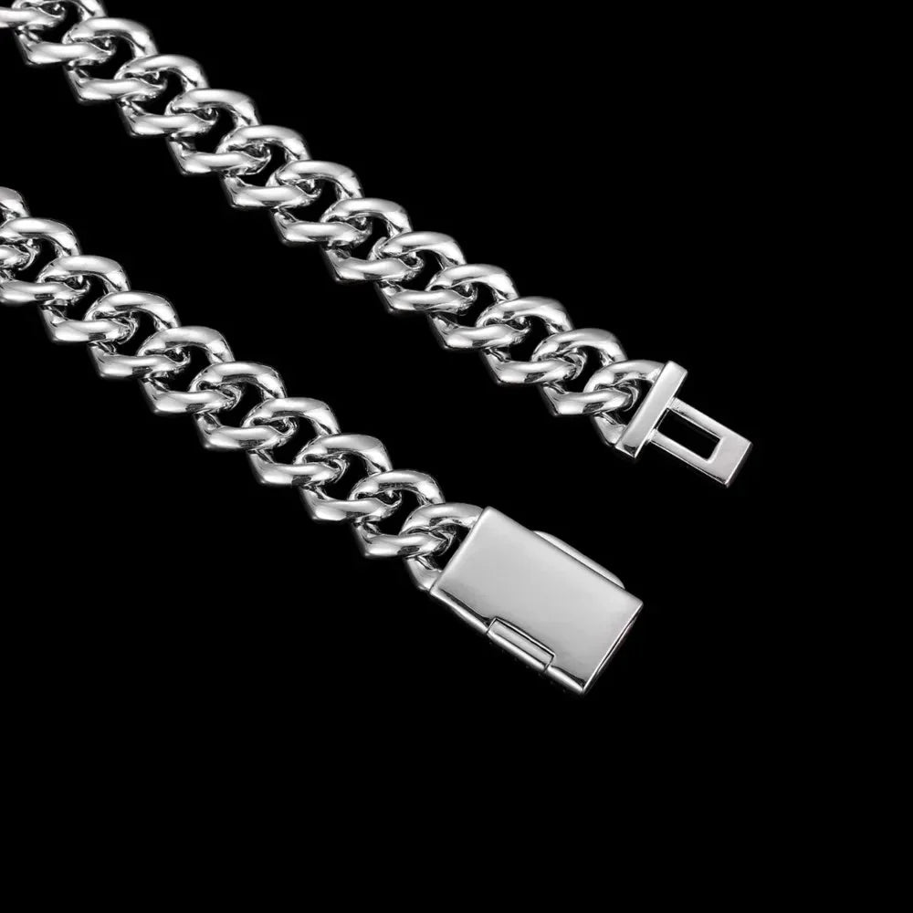 Iced Out Diamond Cuban Link Chain - 16mm