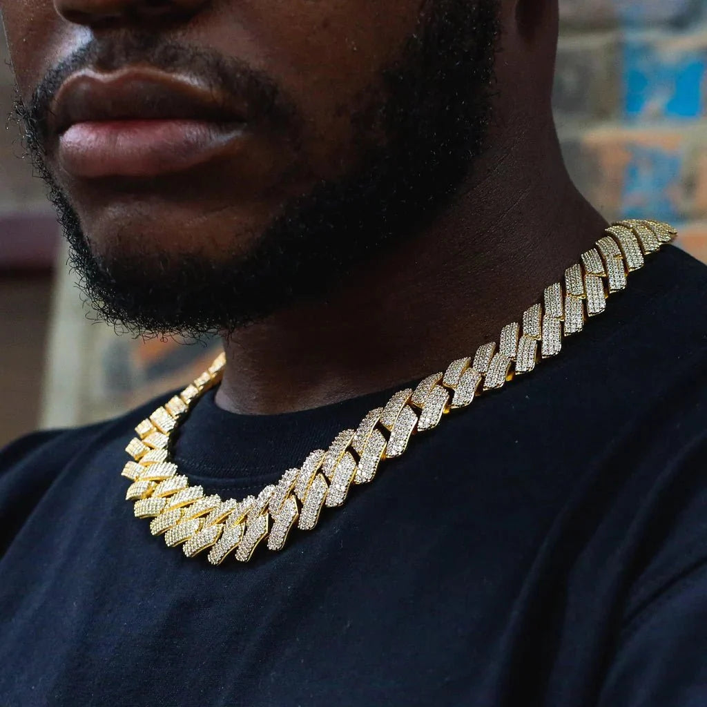 Iced Prong Cuban Chain - 19mm