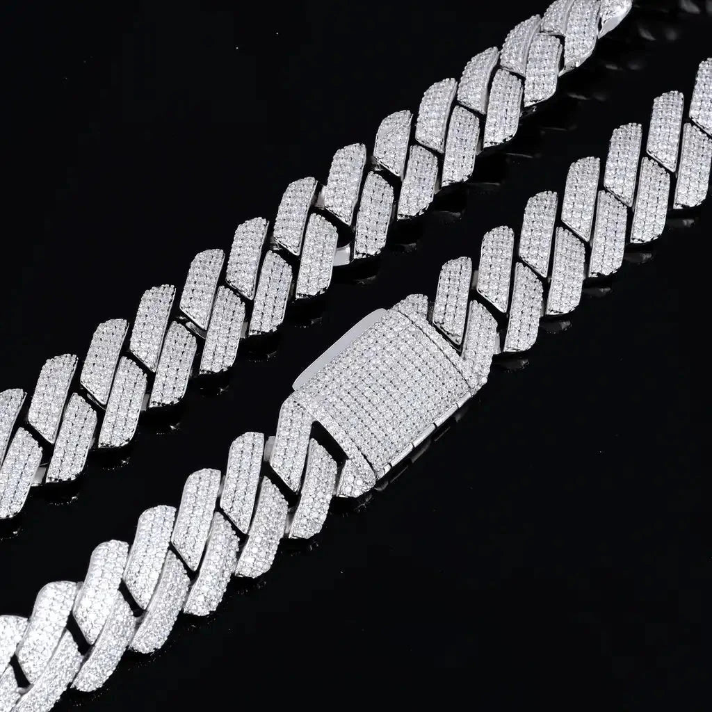 Iced Prong Cuban Chain - 19mm