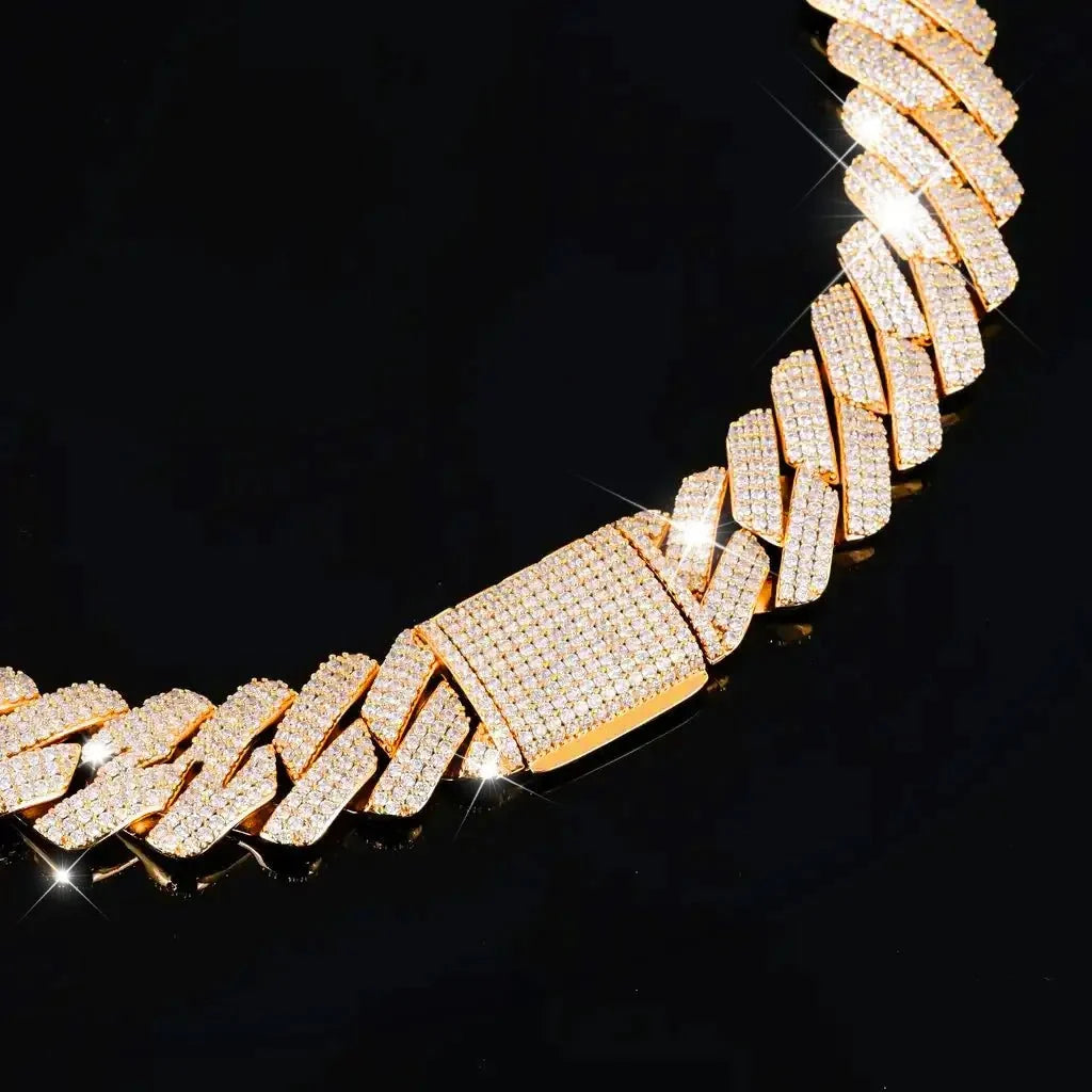 Iced Prong Cuban Chain - 19mm