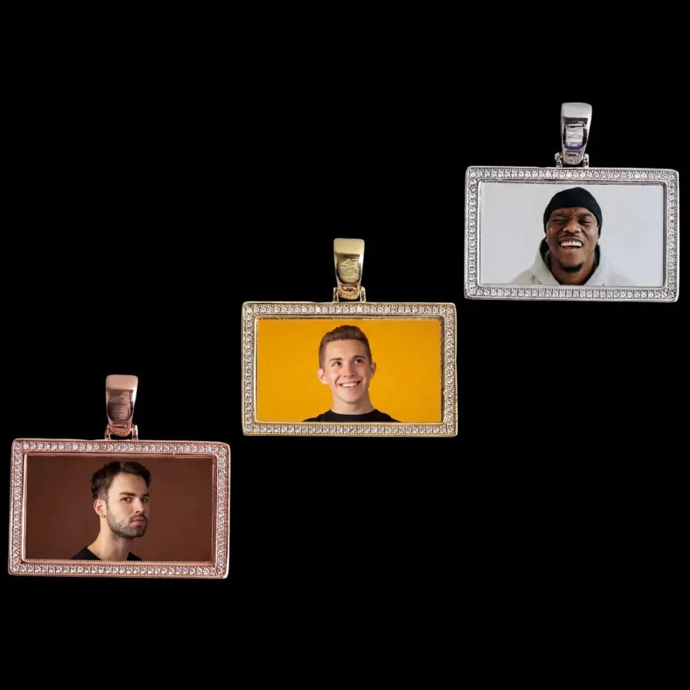Photo Frame - Rectangular Memory Custom Photo Pendant