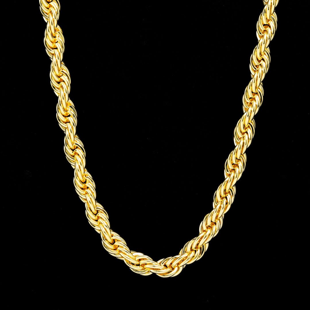 Rope Chain 18K Gold - 10mm