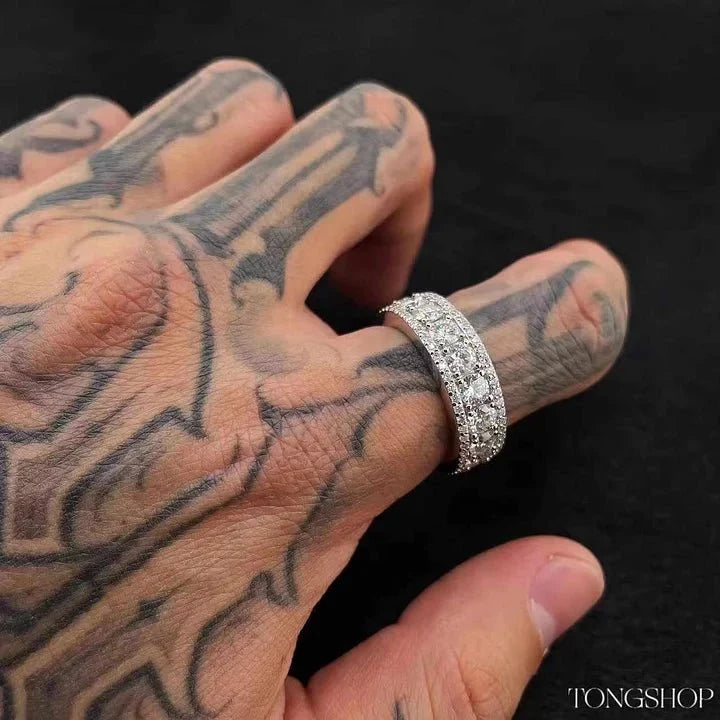 S925 4MM VVS Moissanite Ring