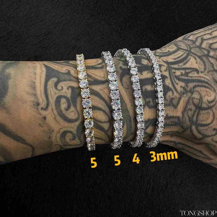 Tennis Chain Rock Sugar Chain Bracelet