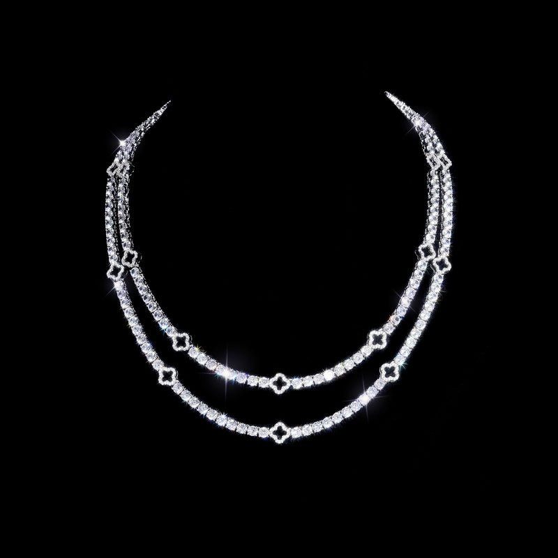 Four Leaf Clover Tennis Chain - 4mm