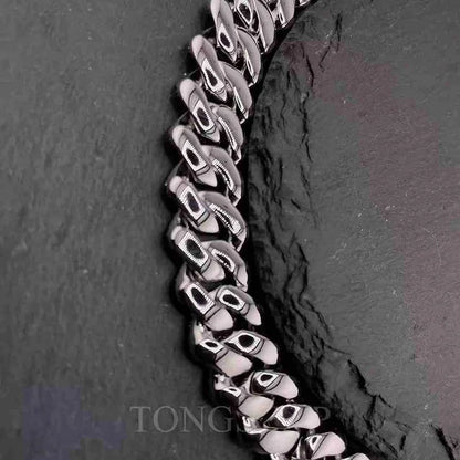 14MM Rhombus Cuban Full Diamond Bracelet