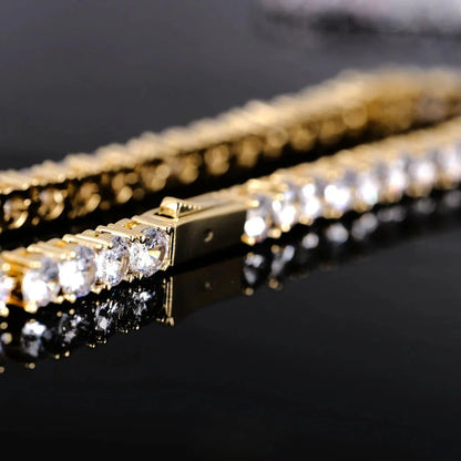 Tennis Bracelet in 18k Gold - 5mm