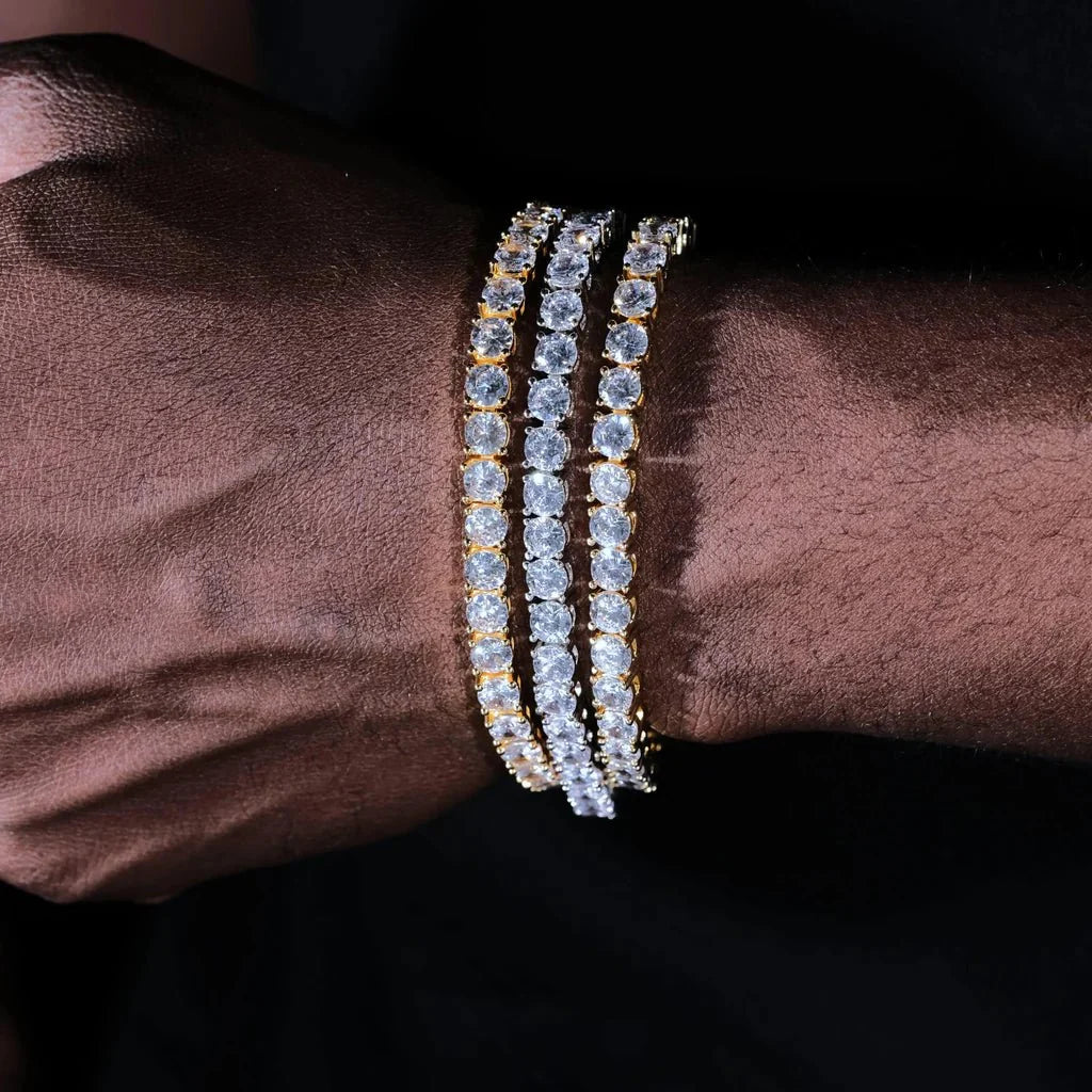 Tennis Bracelet in 18k Gold - 5mm