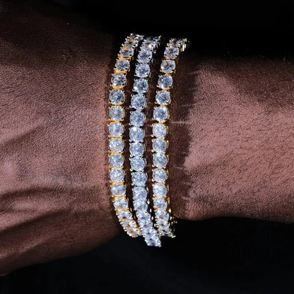 Tennis Bracelet in 18k Gold - 5mm