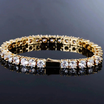Tennis Bracelet in 18k Gold - 5mm