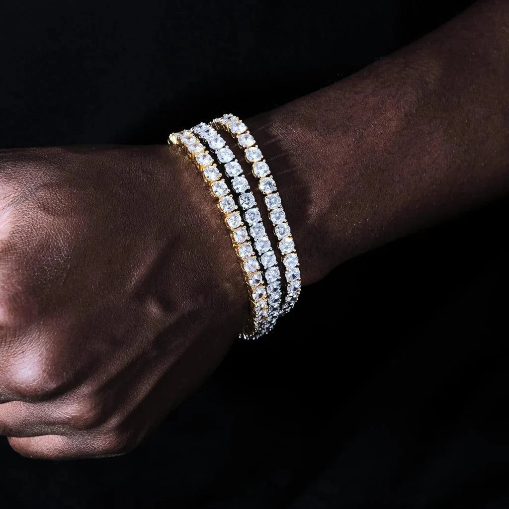 Tennis Bracelet in 18k Gold - 5mm