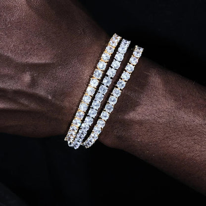 Tennis Bracelet in 18k Gold - 5mm