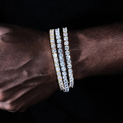 Tennis Bracelet in 18k Gold - 5mm