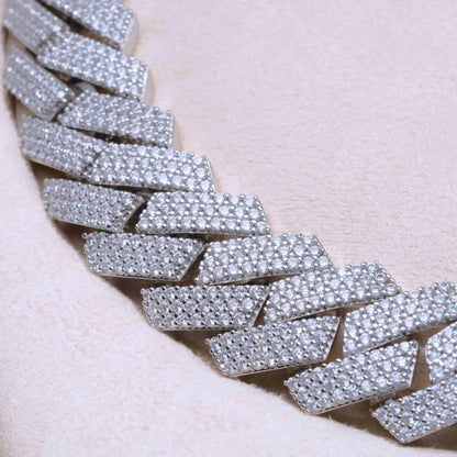 20mm Extended Clasp Prong Cuban Chain