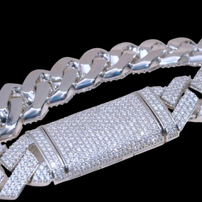 20mm Extended Clasp Prong Cuban Chain