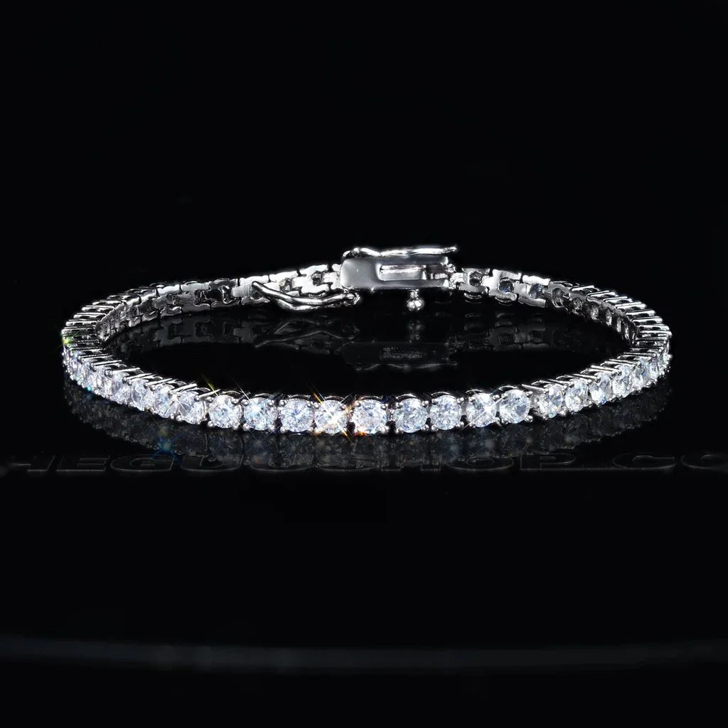 Tennis Bracelet in Rose Gold - 3mm