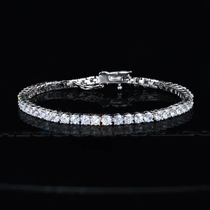 Tennis Bracelet in Rose Gold - 3mm