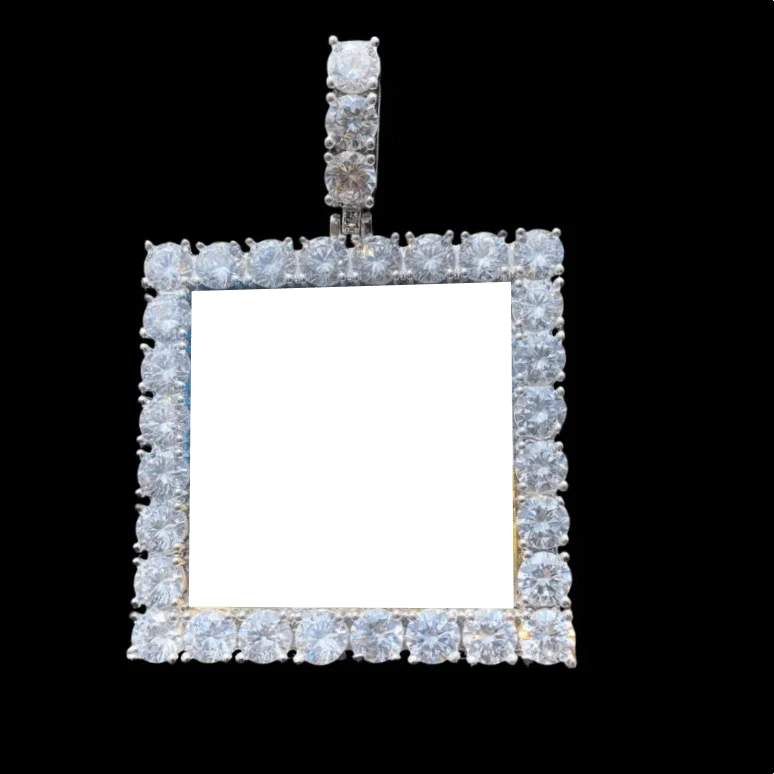 3D Custom Square Pendant - 55mm