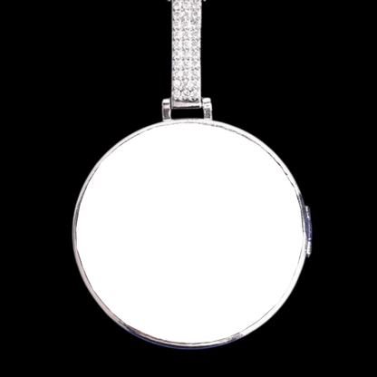 3D Customized Photo Flip God's Eye Round Pendant - 40mm