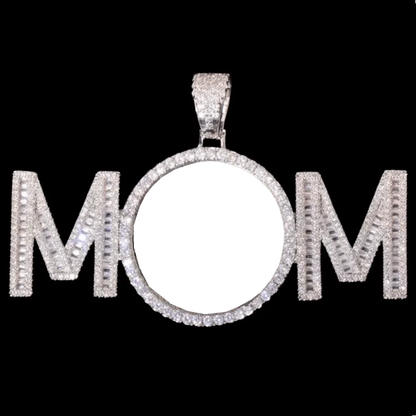 3D Customized Photo Letter Round Pendant - 80mm