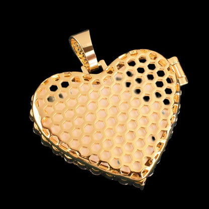 3D Customized Photo Love Flip Pendant - 45mm