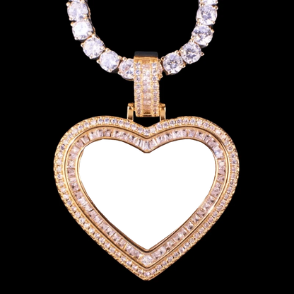 3D Customized Photo Love Pendant -38mm
