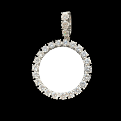 3D Customized Photo Round Pendant - 50mm