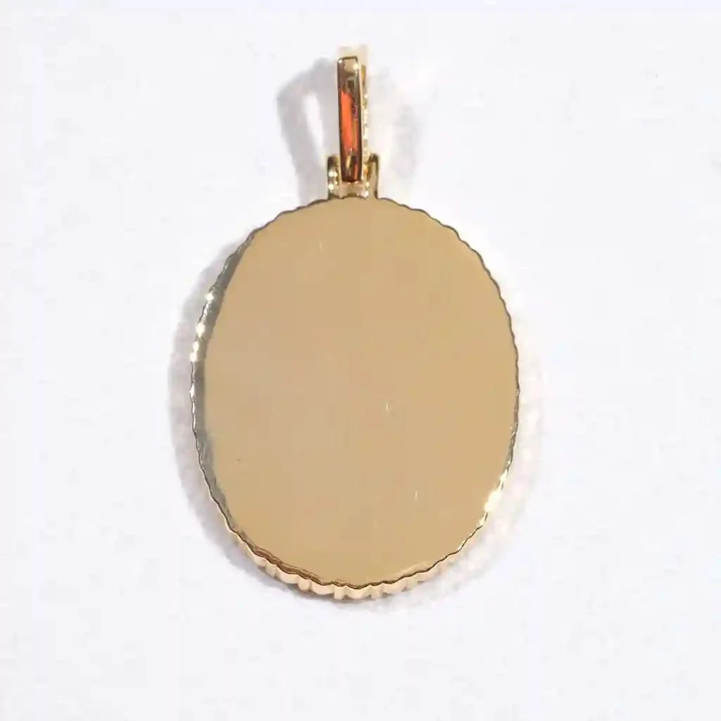3D Oval Custom Picture Pendant