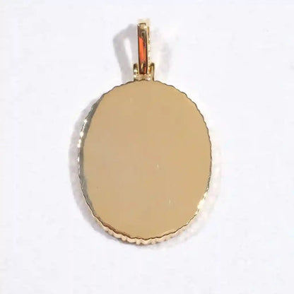 3D Oval Custom Picture Pendant