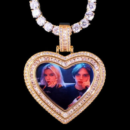 3D Customized Photo Love Pendant -38mm