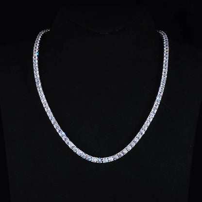 S925 Tennis Chain in Yellow Gold - 4mm